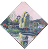 Pont Japonais Les 2 Saules - 60x60 - Acrylique