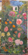 La fenêtre de Blanche - 50x100 - Acrylique