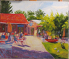 Maison du Tourisme - 55x45 - Acrylique