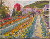 Grande Allée tulipes - 35x27 - Acrylique