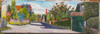 Maison de MONET 4 - 60x20 - Acrylique